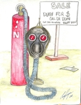 Carey Grayson, "Death 4 Dollars 2" by Carey Grayson