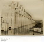 Upstream Face of Dam, Looking North from Jackson Island