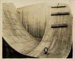 Interior of Wooden Forms for Wilson Dam Construction