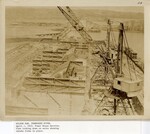 Powerhouse Section, Looking Down on Units with Intake Forms in Place