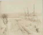 Distant View of the Wilson Dam Construction