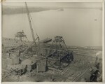 Aerial View of Wilson Dam Construction Overlooking the Tennessee River
