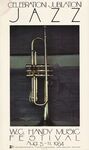 Celebration Jubilation Jazz Poster, W.C. Handy Music Festival, 1984 by Music Preservation Society, Inc. and Alabama Bureau of Tourism and Travel