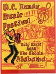 W.C. Handy Festival Artist Proof of Poster, 2022 by Carl Brackin Jr. and Music Preservation Society, Inc.