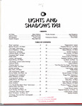 Lights and Shadows - Volume 25 - 1981