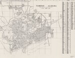 Florence City Limits Map, 1974 by Jack Opler Sales Co. Inc. Muscle Shoals, Ala.