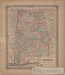 Alabama Railroad Map (1856) by J.H. Colton & Co.