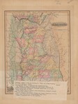 Map of Alabama (1824) by J. Lucas Jr. and J. Cone