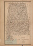State of Alabama Map (1878) by C. Roeser and Julius Bien