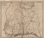 Reprint of 1818 Map of the State of Mississippi and Alabama Territory by Shallus Sc.