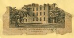 State Normal College Lithograph Fragment by Brandon Lith.& Print Co. Nashville,Tenn