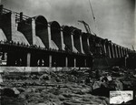 Wilson Dam: Spillway Section - Status of Arch Form Erection