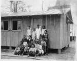 U.S. Nitrate Plant No. 2: Children in front of African American Schoolhouse by United States Government
