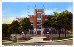 Administration Building, State Teachers' College, Florence, Alabama (Color) by Anderson News Company
