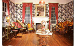 Forks of Cypress Downstairs Parlor by Alabama Post Card Company