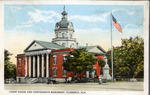 Court House and Confederate Monument, Florence, Alabama by C.T. American Art