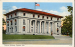 Federal Building, Florence, Alabama by C.T. American Art, Curteich & Company