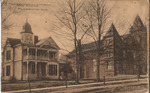 Presbyterian Church and Manse, Florence, Alabama by The Albertype Company/Milner's Drug Store