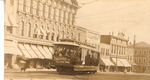 Trolley car on Tuscumbia, Alabama street