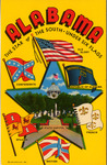 Alabama: The star of the South--Under six flags by Curteichrom Reproduction by Curteich