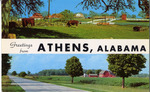 Greetings from Athens, Alabama by Curteichcolor Reproduction