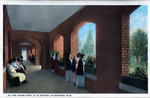 At the Dormitory, S.N. School, Florence, Alabama by C.T. American Art/ Milner & Sons