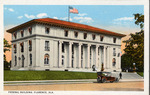 Federal Building, Florence, Alabama (with automobile) by C.T. American Art