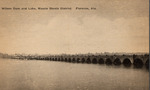 Wilson Dam and Lake, Muscle Shoals District, Florence, Alabama by The Albertype Company/Joseph Milner & Son