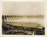 Wilson Dam: Spillway Section Down Stream View, 19 gates open 6ft.